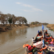 South Sudanese refugees evacuated by boat and taken to Ethiopia on Pibor river.